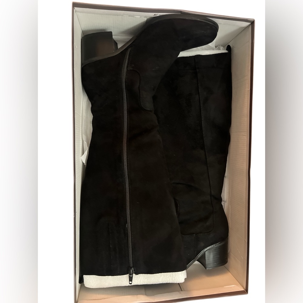 Relativity Tall Black Suede Boots - Picture 7 of 7
